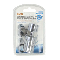 Trade Shop - Aeratore Rompigetto Prolunga Rubinetto Girevole Antispruzzo In Plastica 22-24mm 87977         