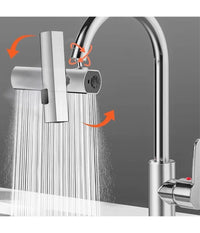 Aeratore Rubinetto Cucina Rotazione 360° Prolunga Lavandino Bagno Multifunzione         