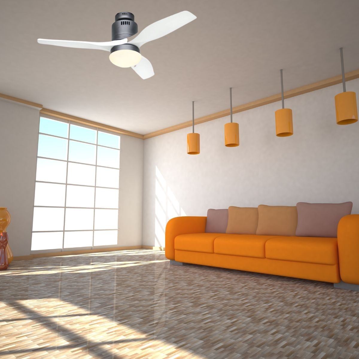 AERODYNAMIX ECO 112, Ventilatore con Luce, CasaFan