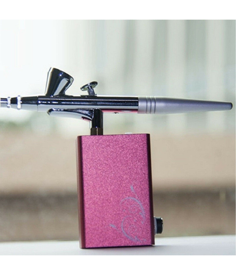 Aerografo 0,2 Mm Ricaricabile Usb Spray Aeropenna Tattoo Nail Art Unghie Pittura         