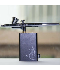 Aerografo 0,2 Mm Ricaricabile Usb Spray Aeropenna Tattoo Nail Art Unghie Pittura         