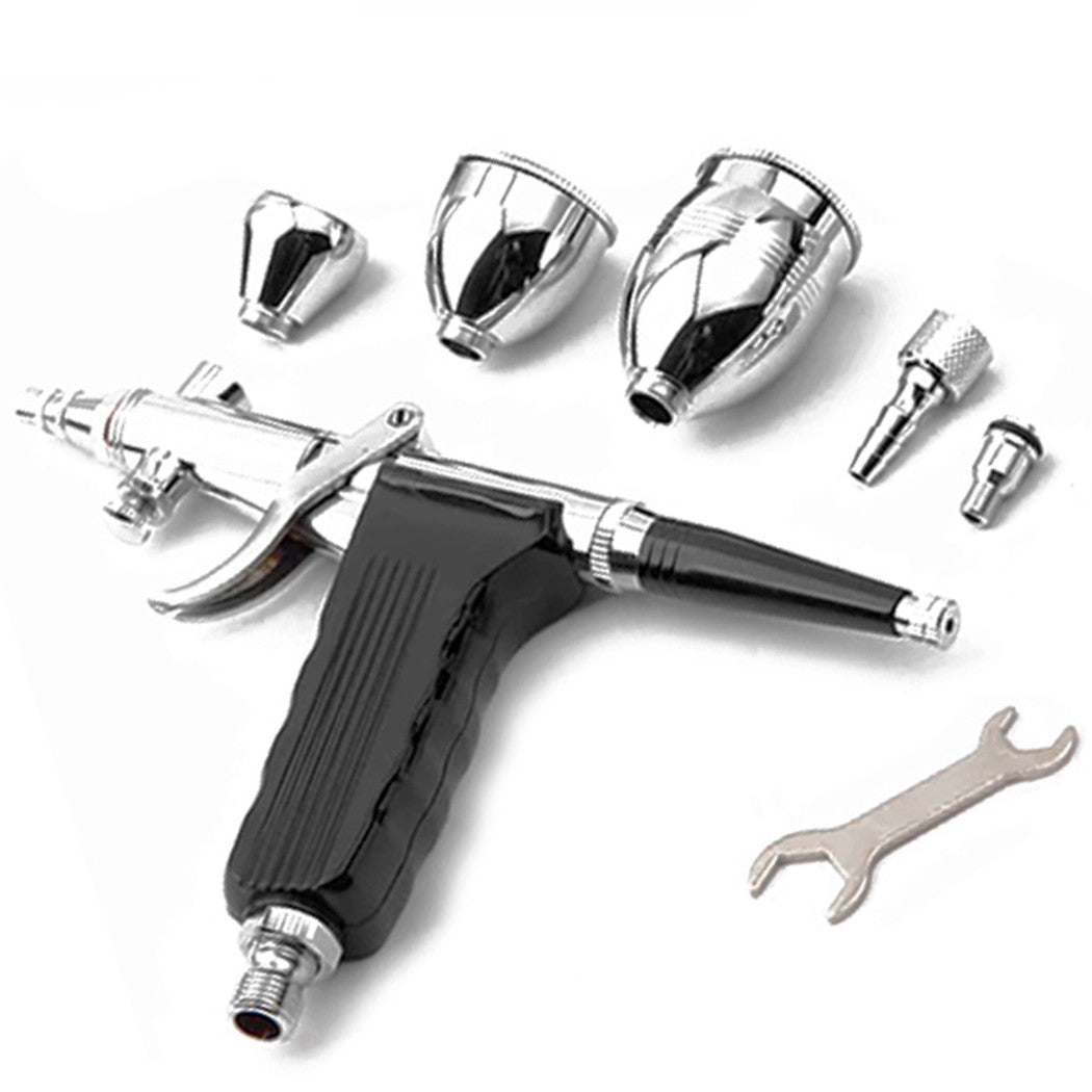 Trade Shop - Aerografo Doppia Azione Tratto Fine 0,3mm Aeropenna Aria Compressa Serbatoi 116a -