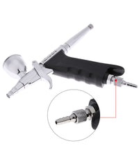 Aerografo Doppia Azione Tratto Fine 0,3mm Aeropenna Aria Compressa Serbatoi         