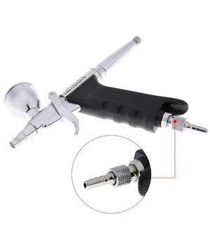 Aerografo Doppia Azione Tratto Fine 0,3mm Aeropenna Aria Compressa Serbatoi         