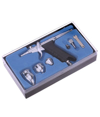 Aerografo Doppia Azione Tratto Fine 0,3mm Aeropenna Aria Compressa Serbatoi         