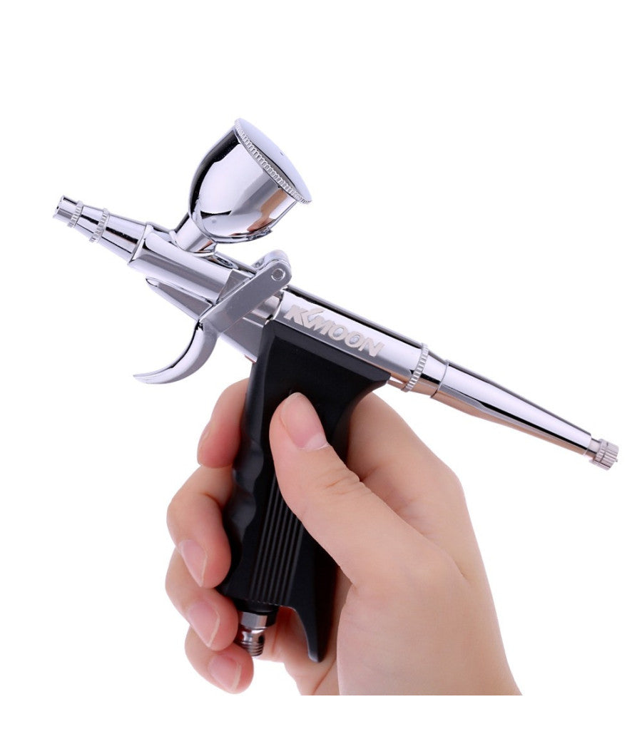 Aerografo Doppia Azione Tratto Fine 0,3mm Aeropenna Aria Compressa Serbatoi         