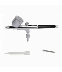 Aerografo Pistola Aerografica In Acciaio Tratto Fine Ugello 0.3mm Capacita' 7 Cc         