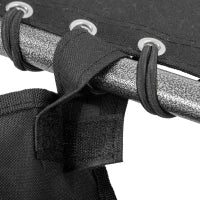 Sdraio da Giardino con Schienale Regolabile su 5 Livelli, Poggiatesta e Tasca, 188x57x30cm