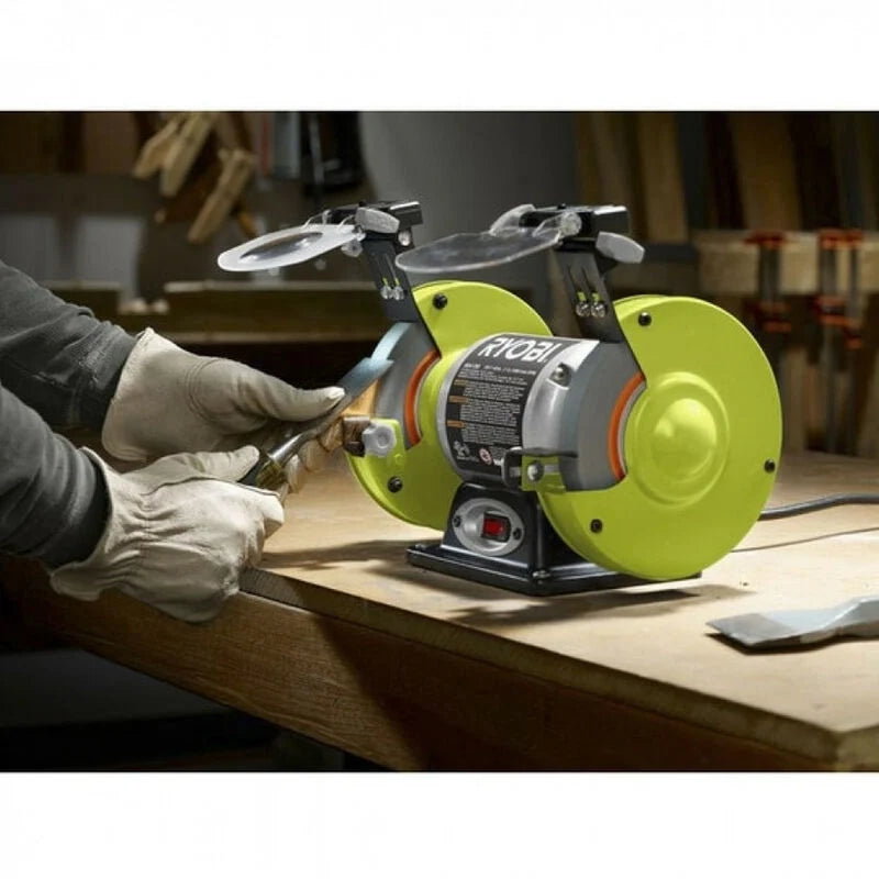 SMERIGLIATRICE DA BANCO 'RBG6G1' RYOBI 250 Watt - RYOBI