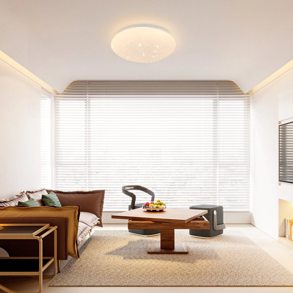 ZMH Lampada da soffitto LED da soffitto con cielo stellato da 12 W per camera da letto - Design moderno ed elegante