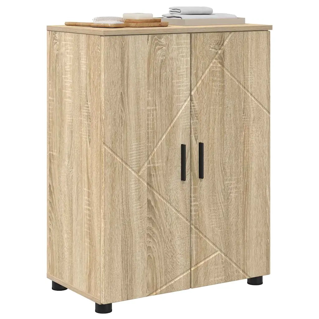 Mobile da Bagno con archiviazione Rovere Sonoma 60 x 35 x 80 cm 883306