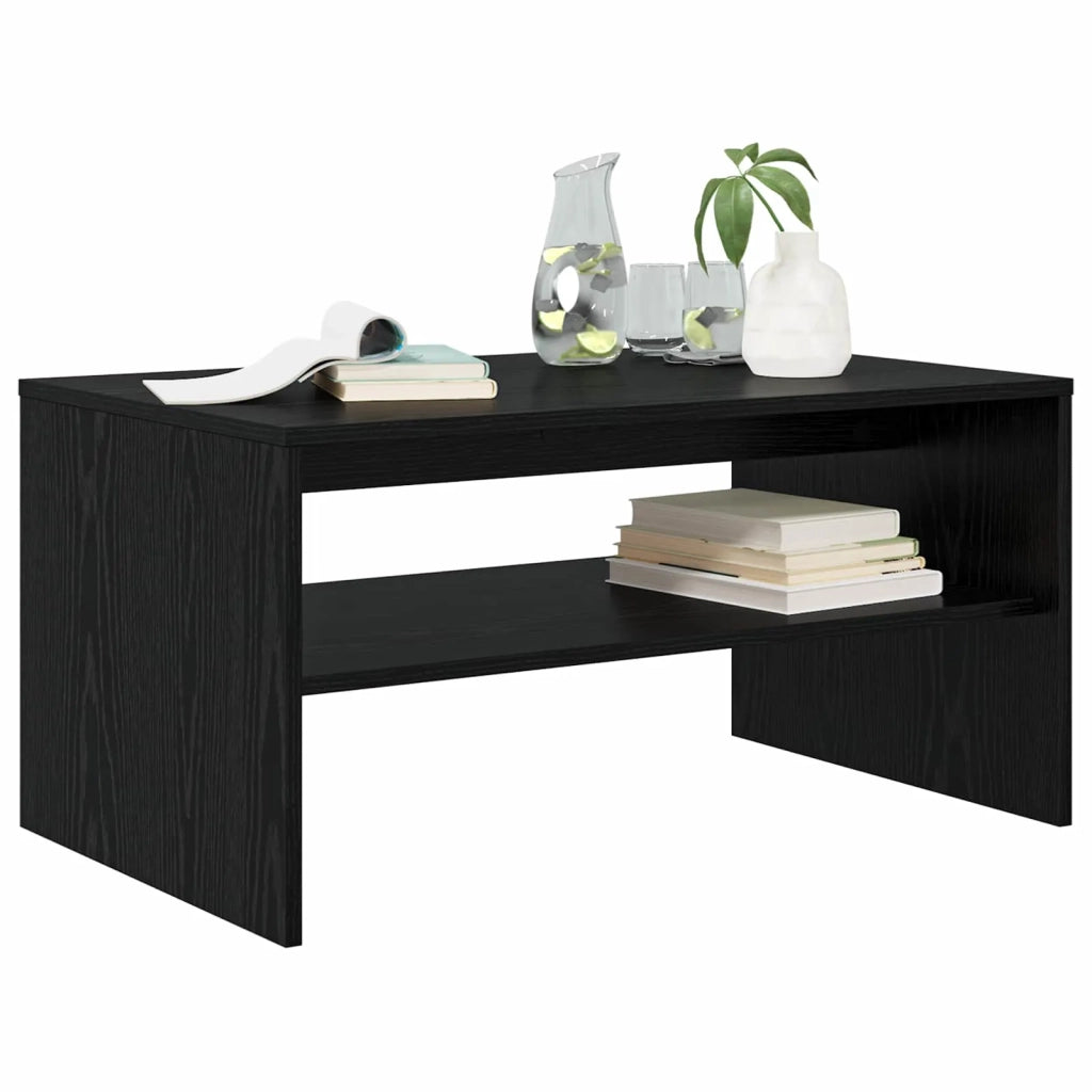 Tavolino da salotto Rovere Nero 80 x 50 x 40 cm 8000277