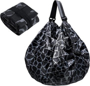 Borsa da Shopping Opportuna con Cinturino a Spalla e Disegno a Fagiani - Ideale per Shopping, Viaggi, Outdoor e Campeggio