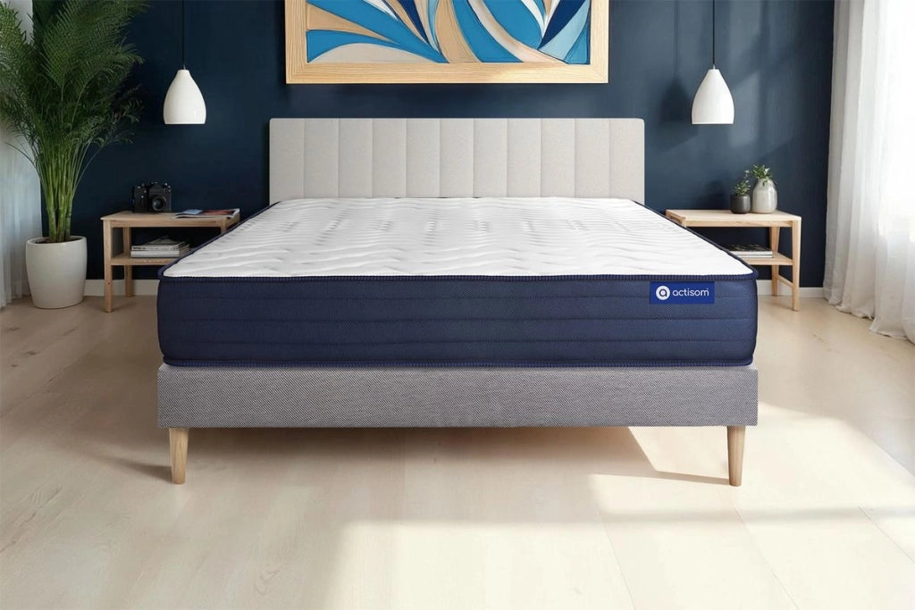Kit rete e materasso Actiflex life 120x220cm - Spessore : 22cm - Molle insacchettate e memory foam- molto rigido