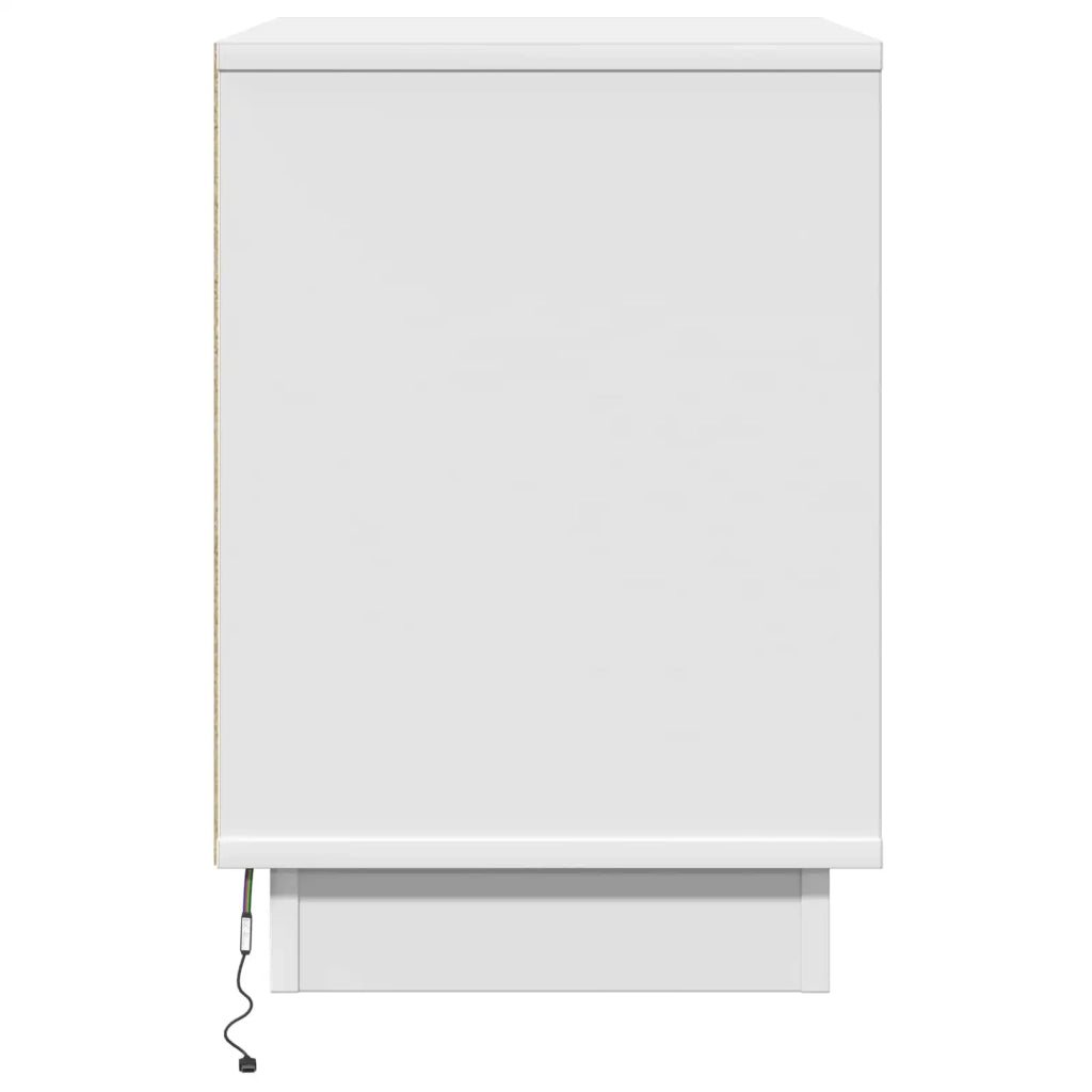 Armadio da Notte Bianco 50 x 34,5 x 50 cm. Legno multistrato 869578