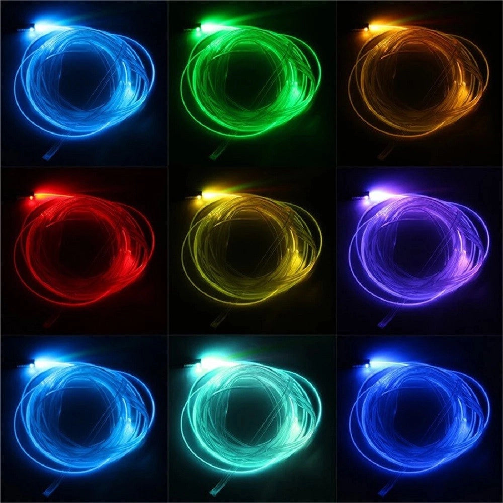 Trade Shop - Striscia Led Illuminazione Decorativa Rgb Led Strip Neon 12v Per Auto Q-led2801 -