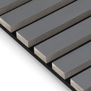 Set di 8 pannelli acustici - Grigio - Tela nera - 60 x 120 x 2,1 cm
