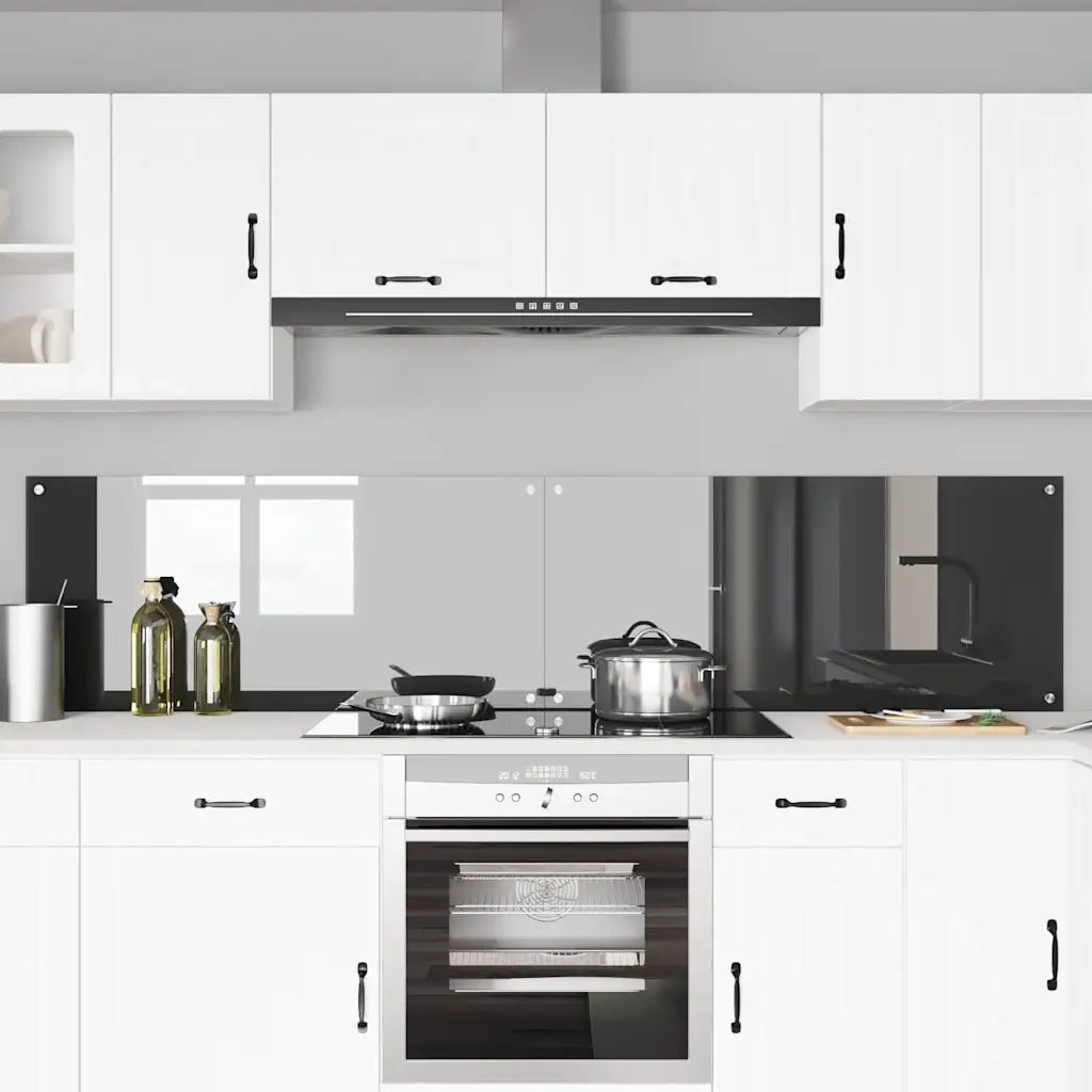 Schienale da cucina 2 pz Grigio scuro 110 x 50 cm CFW5561102