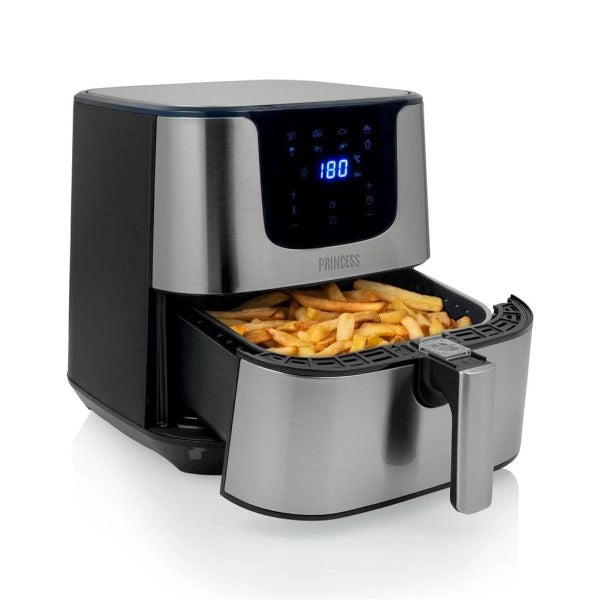 Princess 182060 singolo 5,5 l indipendente 1700 w friggitrice ad aria calda argento - 01.182060.01.001