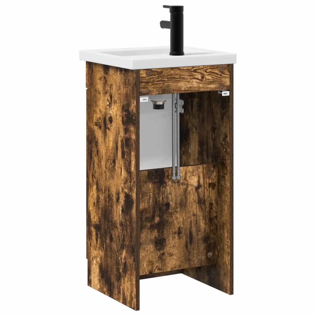 Mobile da bagno con lavabo Rovere Fumo 42 x 40 x 84,5 cm 890059