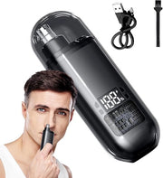 Truccatore per la pelle - Apparecchio per la cura della pelle - Rimozione peli del viso - Stile e potenza - 90 minuti di utilizzo - Nero