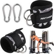 Cinture elastiche adattive per macchina per cavi - cinture elastiche per allenamento confortevoli con anelli D - mimetico .
