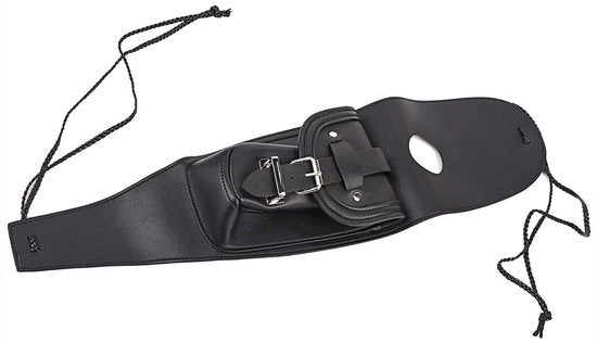 Tas di copertura per serbatoio del carburante universale - accessorio per motocicletta - nero - copertura in pelle PU per serbatoio del carburante - con tasche per kit di pronto intervento - compatibile con motocicletta