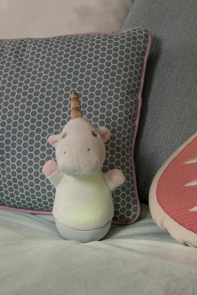 Lampada notturna unicorno LED bianca Lucide DOLLY