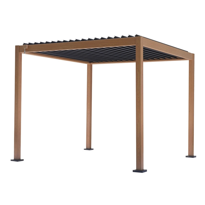 Pergola Texas 3X3 Effetto Legno Moia