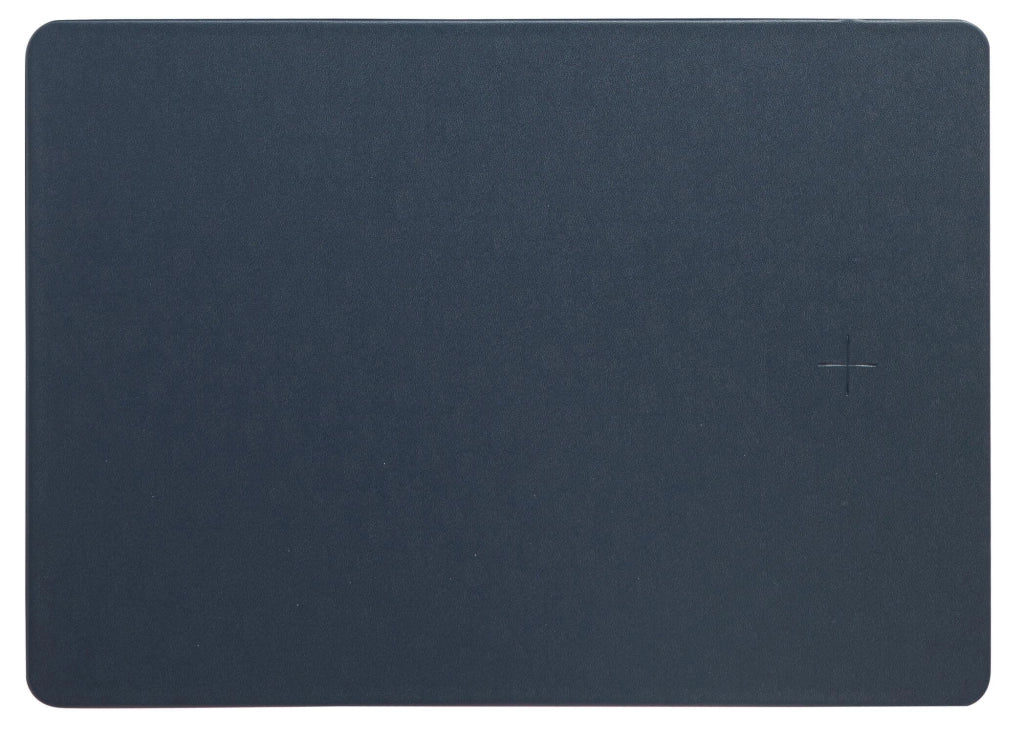 Tappetino per Mouse 20,5x30,5x0,5 cm con Base di Ricarica Wireless Blu Notte