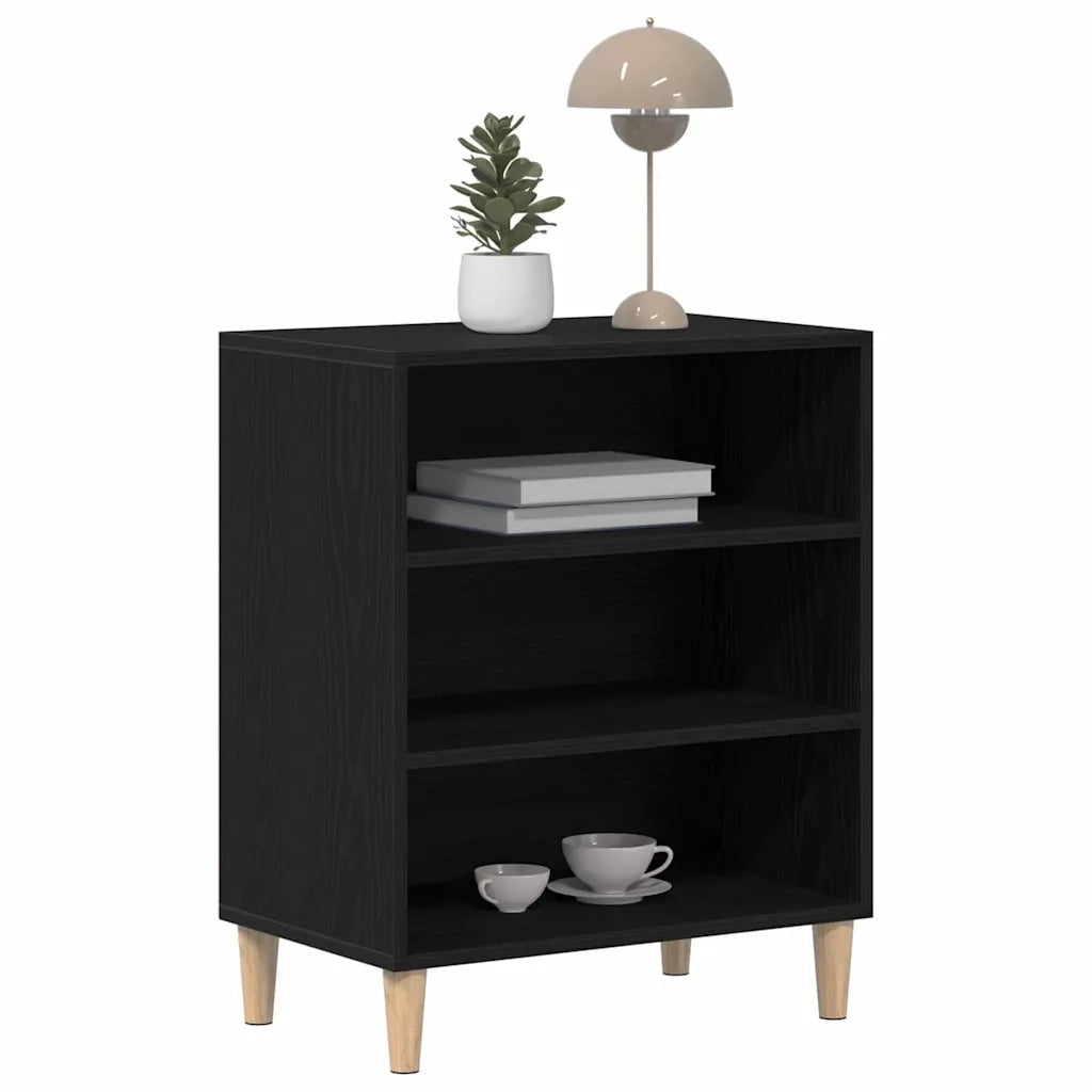 Credenza Rovere Nero 57 x 35 x 70 cm Legno multistrato 862043