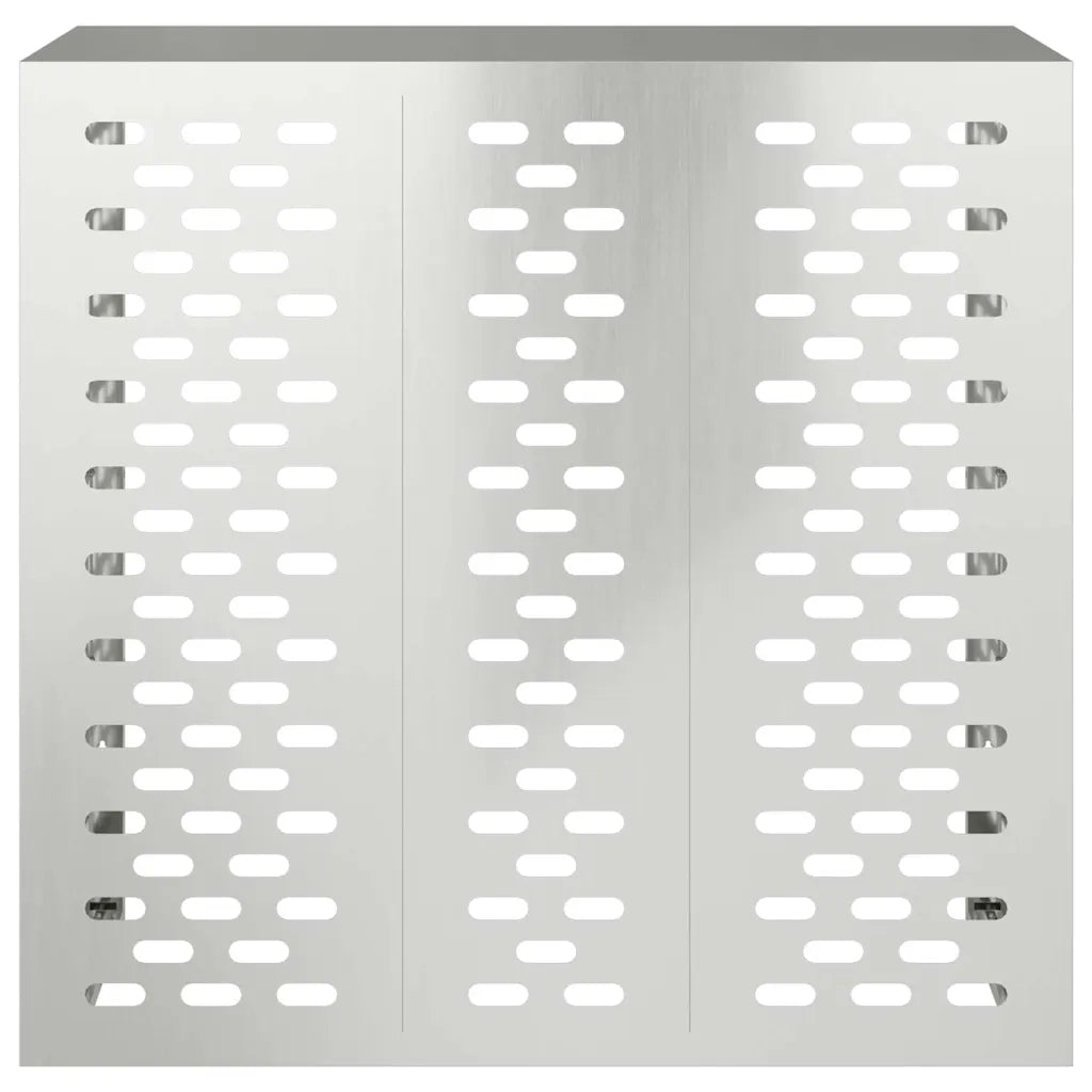 Copertura per condizionatore d'aria Argento 110 x 50 x 105 cm 865916