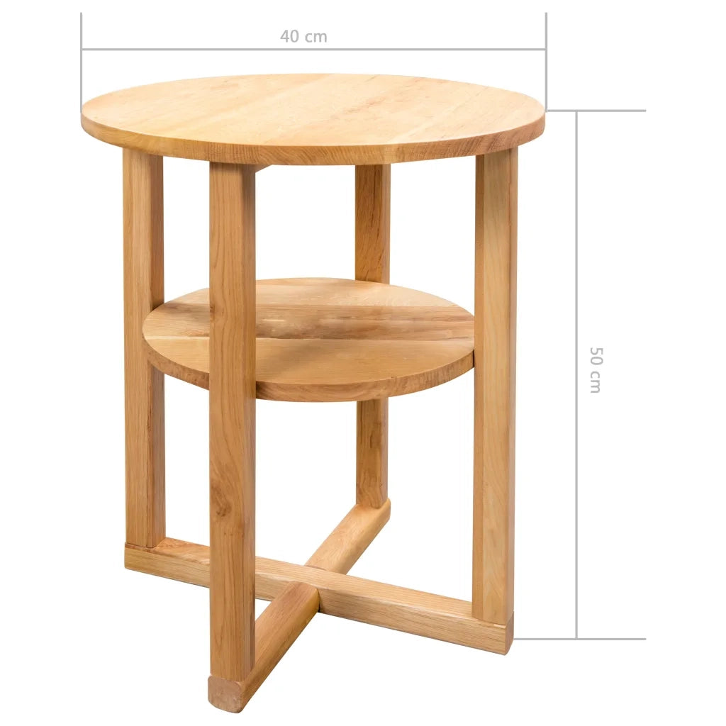 Tavolino da Salotto 40x50 cm in Massello di Rovere cod mxl 55109