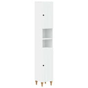 Armadio da Bagno con Ripiano Aperto ALKMAAR Bianco 896155