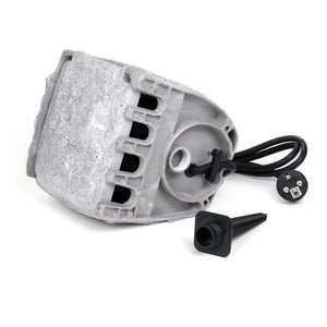 Presa multipla con sensore, effetto pietra, Multipresa per esterno con 4 prese, protezione IP44