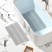 Matrice Antiscivolo per Bagno 68 x 40 cm - Grigio, Resistente ai Funghi, Tagliabile su Misura