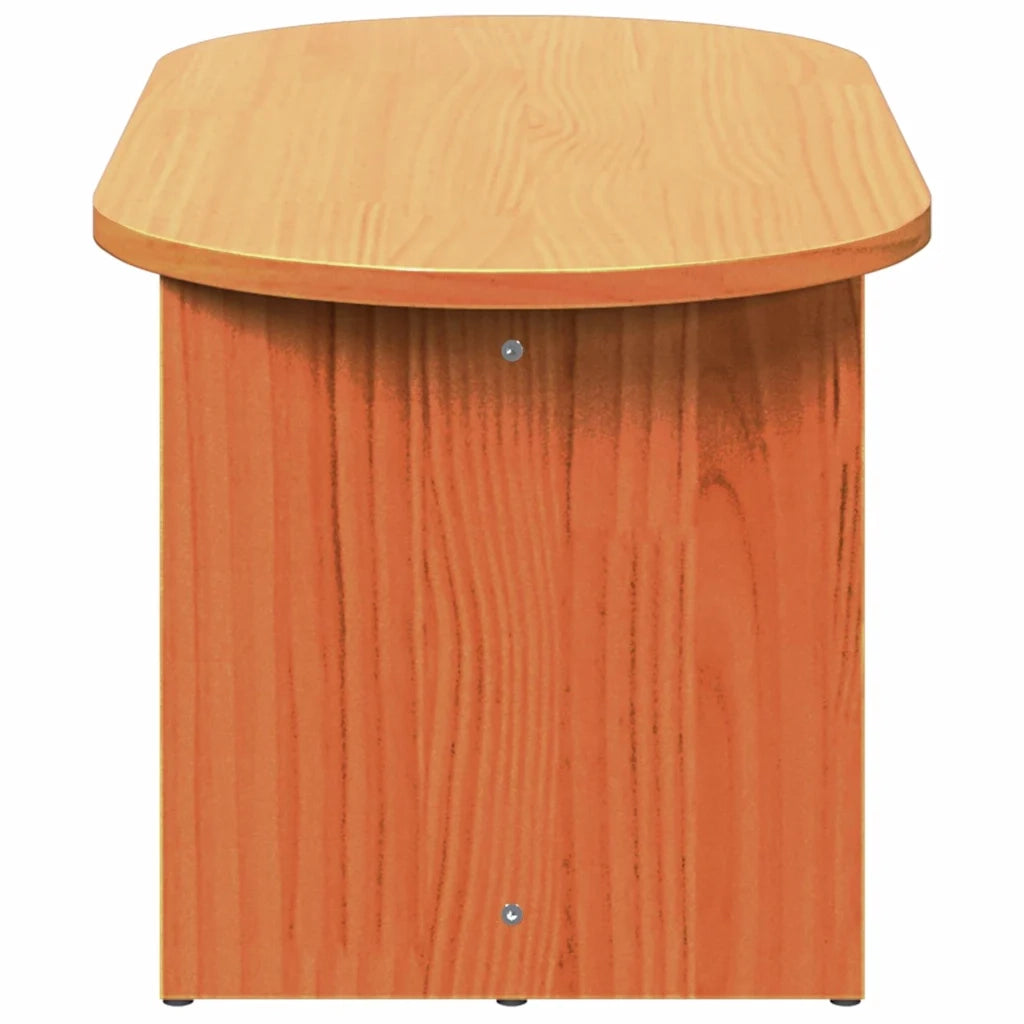 vidaXL Tavolino da salotto Cera marrone 80 x 39.5 x 35 cm
