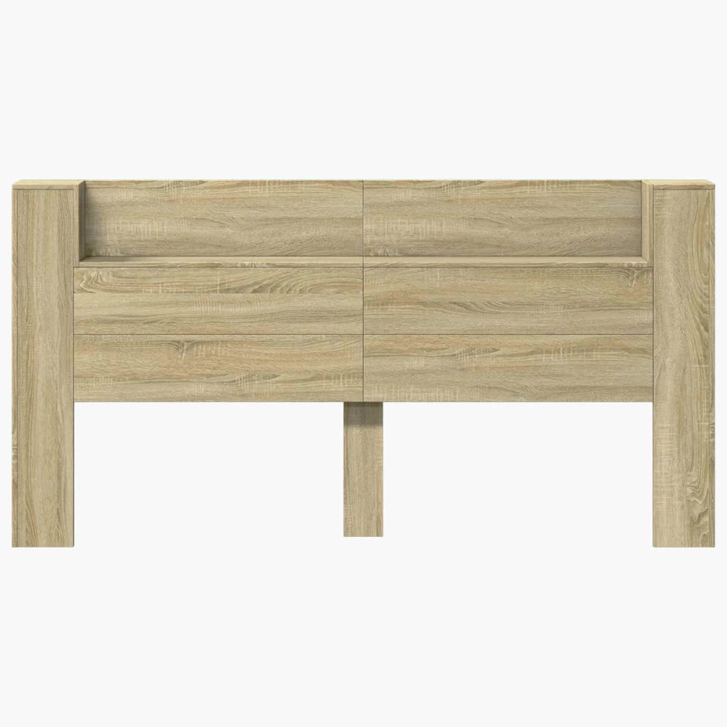 Testiera-Testata-Testiera Decorativa Rovere Sonoma 200 x 16,5 x 103,5 cm Legno multistrato
