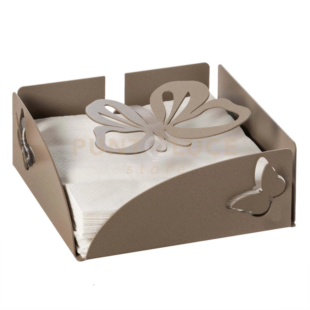 Portatovaglioli Farfalloso Beige