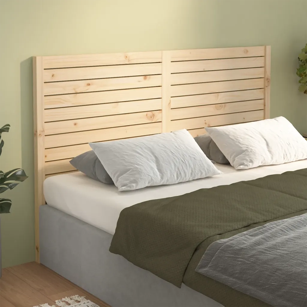 Testiera per Letto 166x4x100 cm in Legno Massello di Pino 819030