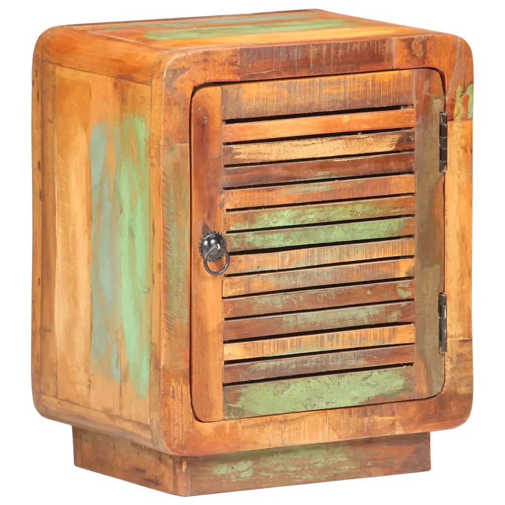 Comodino 40x30x50 cm in Legno Massello di Recupero 320463
