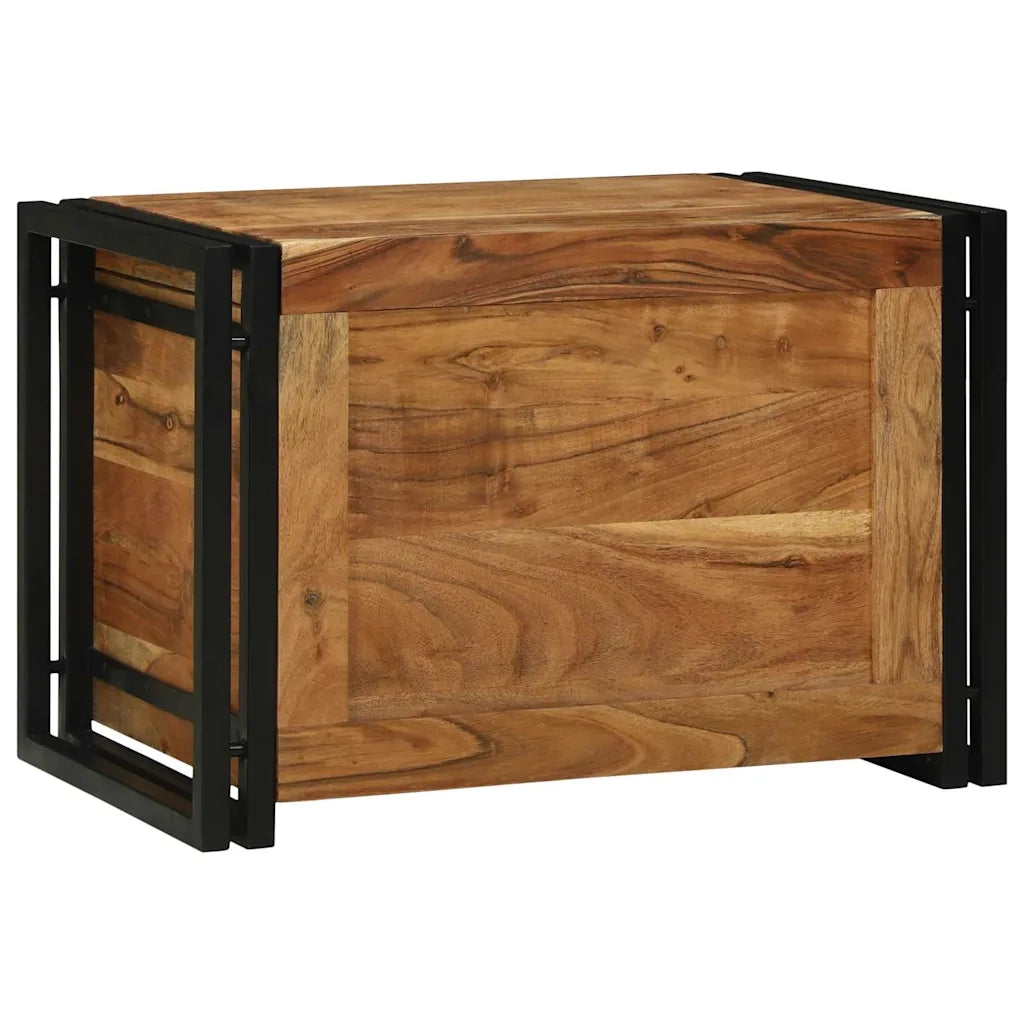 Scatola di Stoccaggio 60 x 40 x 41 cm Legno di Acacia Massello 4016753