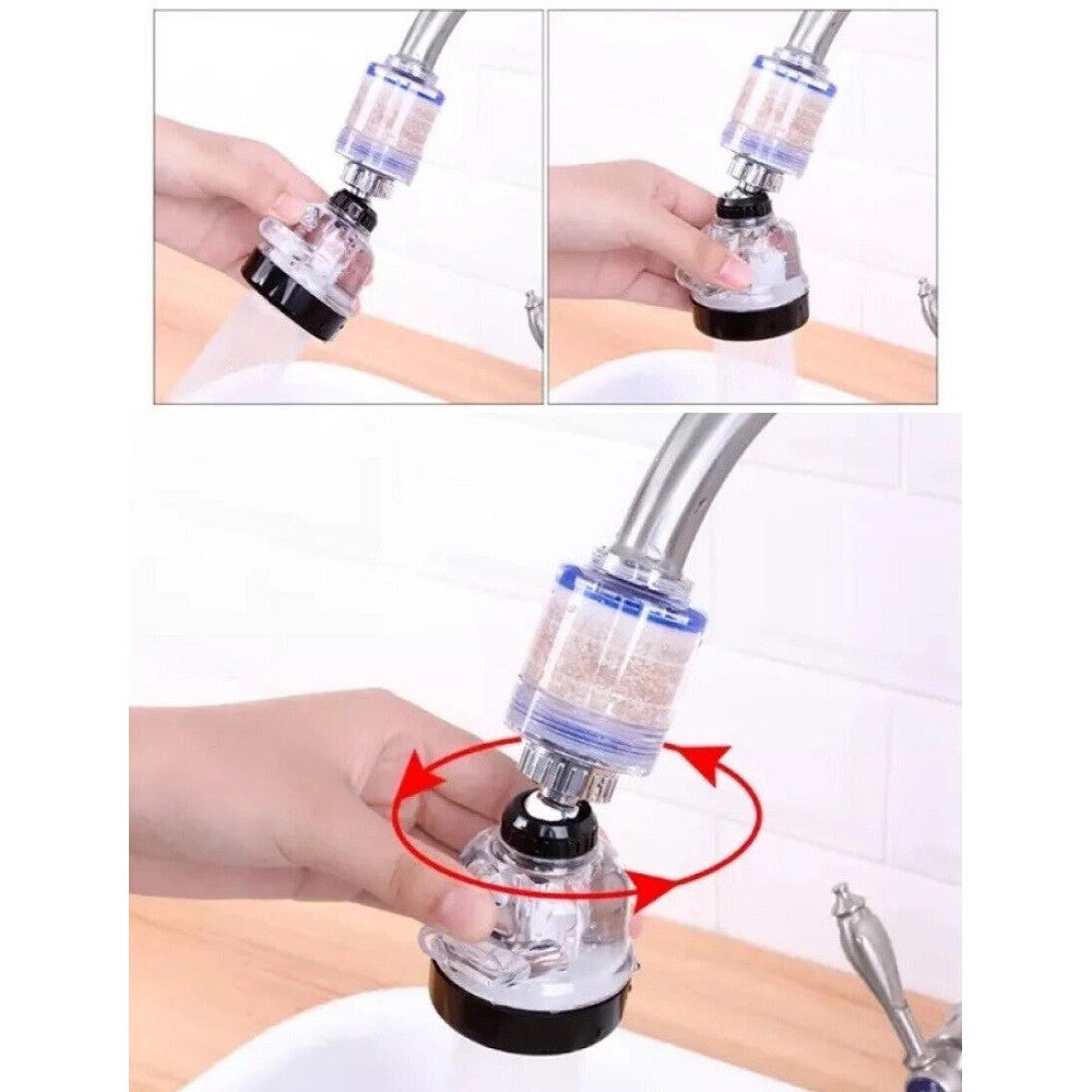 Trade Shop - Rompigetto A Snodo Areatore Filtro Anticalcare 3 Getti Per Rubinetto Ab-j308 -