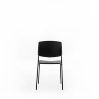 Set 4 Sedie 52x52xH79 cm in Polipropilene Mars Nero