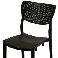 Sedia 44x53xh84 cm in Polipropilene Alezio Antracite