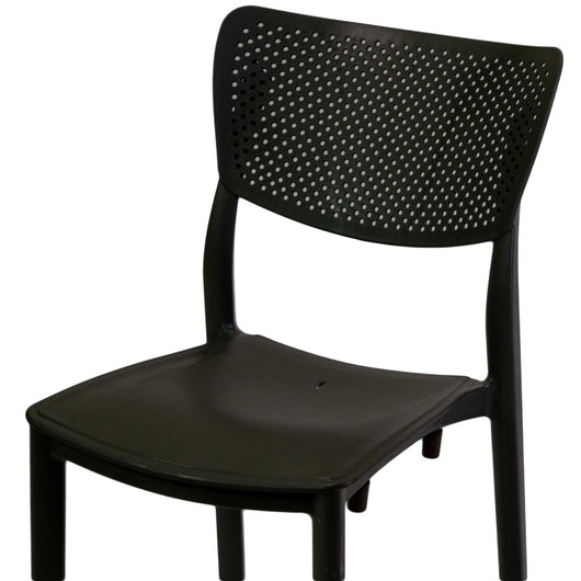 Sedia 44x53xh84 cm in Polipropilene Alezio Antracite