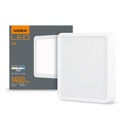 Plafoniera LED quadrata bianca 15W 1850lm CCT Videx