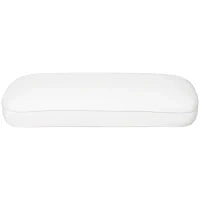 Cuscino in Schiuma Viscoelastica con Design Ergonomico, 91x40 cm, Crema