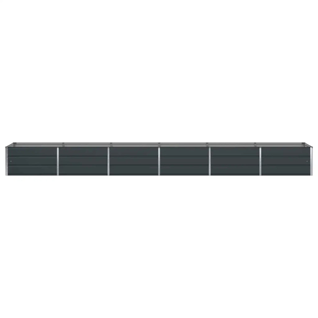 Fioriera Antracite 480 x 80 x 45 cm Acciaio