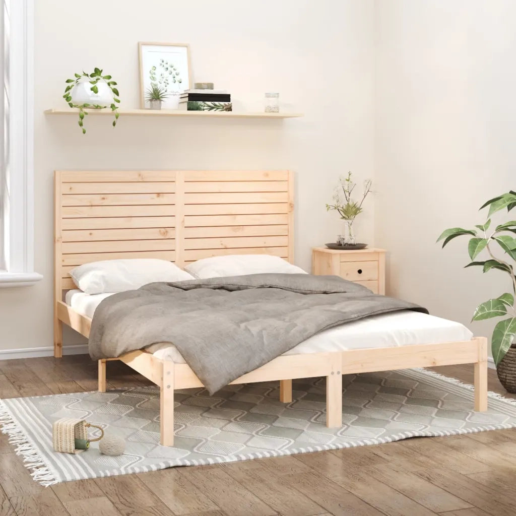 Giroletto-Struttura Letto in Legno Massello 120x200 cm 592518